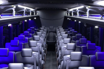 Dothan Charter Bus Interior