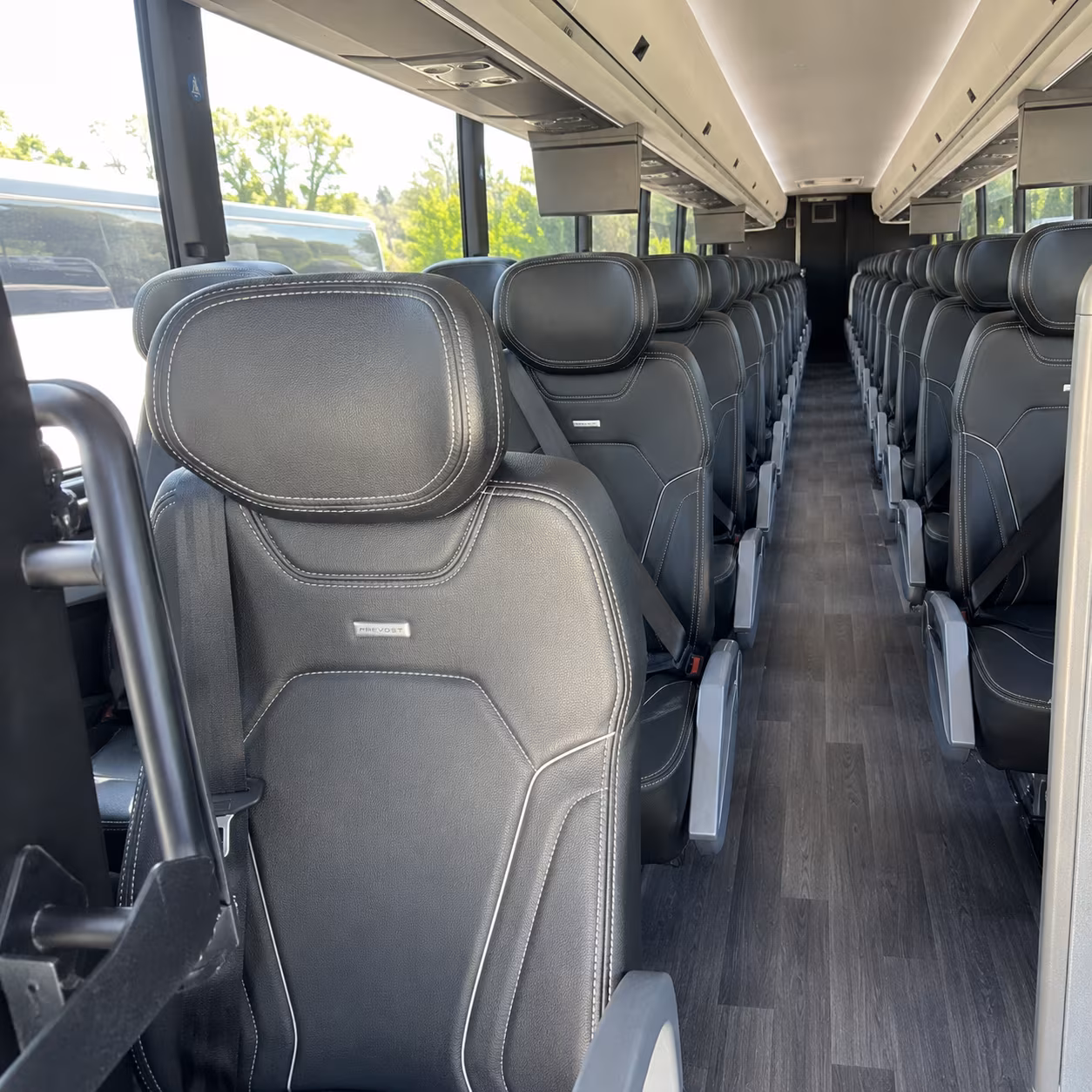 dothan charter bus rental interior